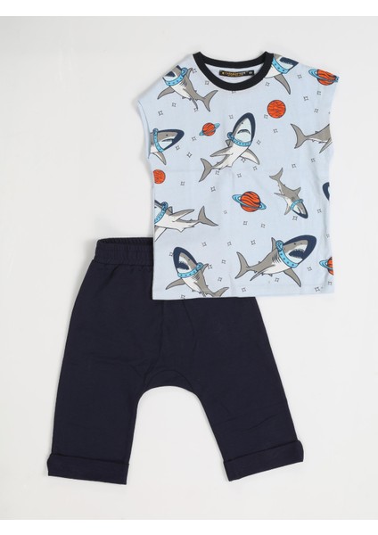 Space Shark Erkek Çocuk Kapri Takım modelleri