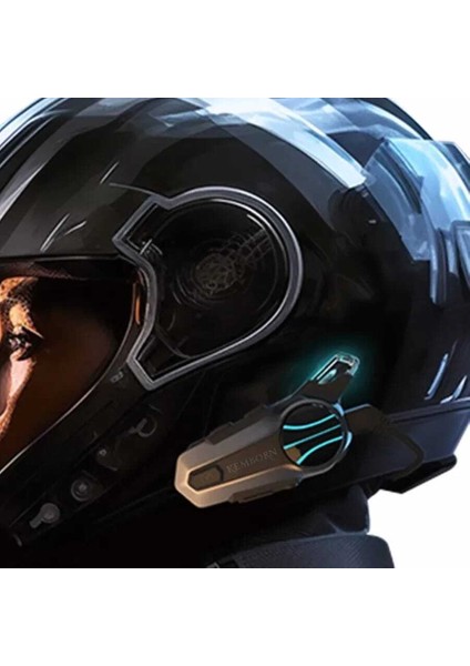 Motosiklet Kask Kulaklık İntercom Bluetooth Seti X2PRO 1 ADET 2kişilik 1200 mt interkom Evrensel Eşleşme.