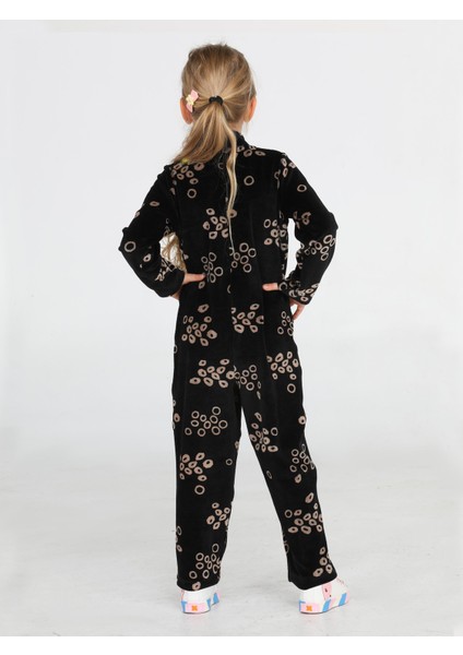 Casa Baskılı Laci Kadife Çocuk Tulum fiyatları