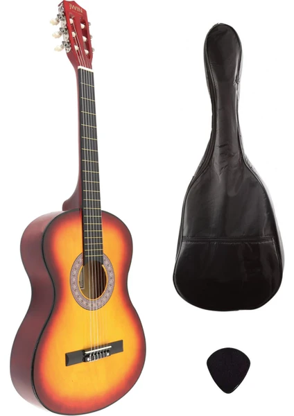 CG-3802 Klasik Gitar 100cm (Kılıf + Pena) - Sunburst