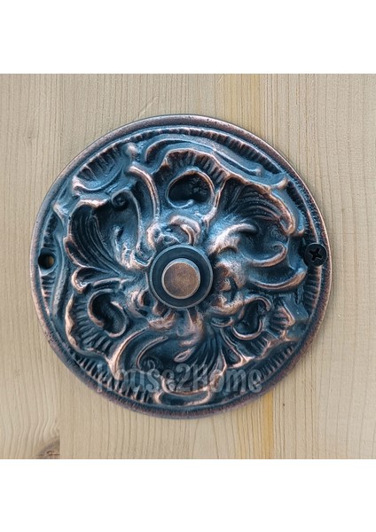 El Yapımı Pirinç Kapı Zili Bakır
