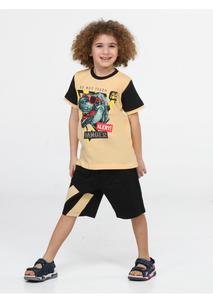 Danger Dino Erkek Çocuk Şort Takım