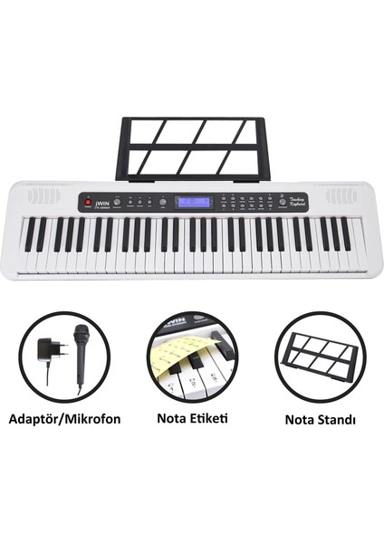 CTK-3000 61 Tuş Hassasiyetli Org (5 Oktav) - Beyaz