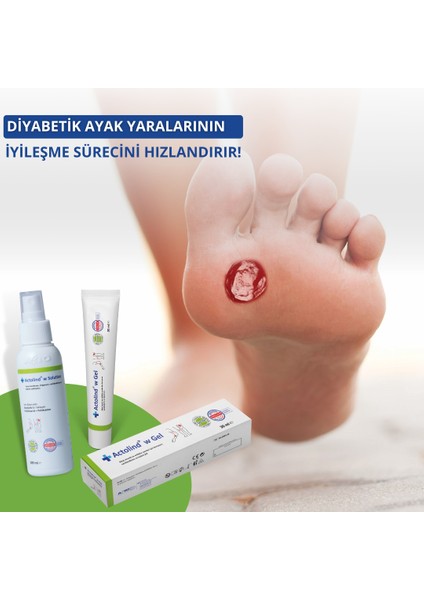 30 ml Jel ve 100 ml Solüsyon | 2' Li Yara Bakım Seti