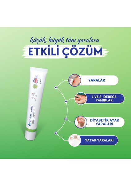 30 ml Jel ve 100 ml Solüsyon | 2' Li Yara Bakım Seti