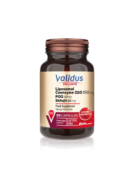 Exclusive Liposomal Coenzyme Q10 + PQQ + Shilajit Kapsül