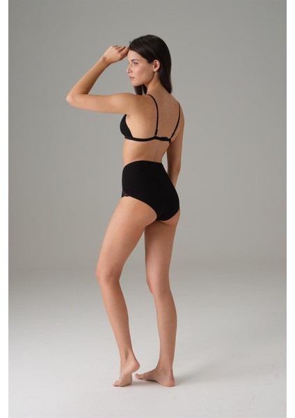 Kadın Yüksek Bel Dantel Detaylı Slip 7136 fiyatları