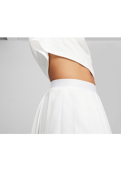 Classics Pleated Skirt Kadın Günlük Etek 62423702 Beyaz