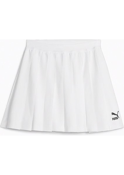 Classics Pleated Skirt Kadın Günlük Etek 62423702 Beyaz