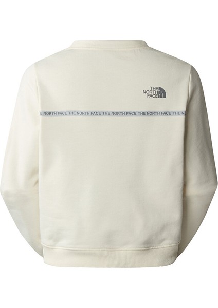 The North Face W Zumu Crew Kadın Günlük Sweatshirt NF0A87DHQLI1 Beyaz