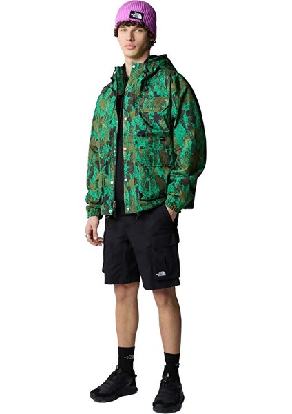M M66 Utilty Rain Jacket Erkek Yağmurluk NF0A7URVSHO1 Yeşil fırsatları
