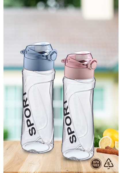 1 Adet Polikarbon Su Matarası Su Şişesi Suluk 700 ml Sporcu Su Şişesi- Koku Yapmaz