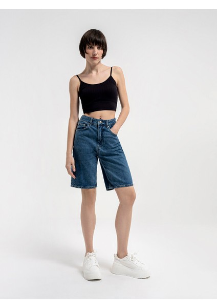 Regular Fit Kadın Şort