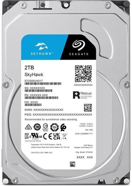 Skyhawk 2tb 5900RPM 256MB -ST2000VX017