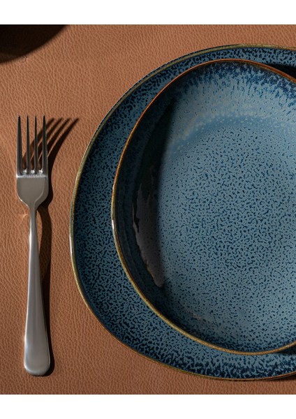 Charlotte 6 Kişilik 24 Parça Yemek Takımı - Indigo