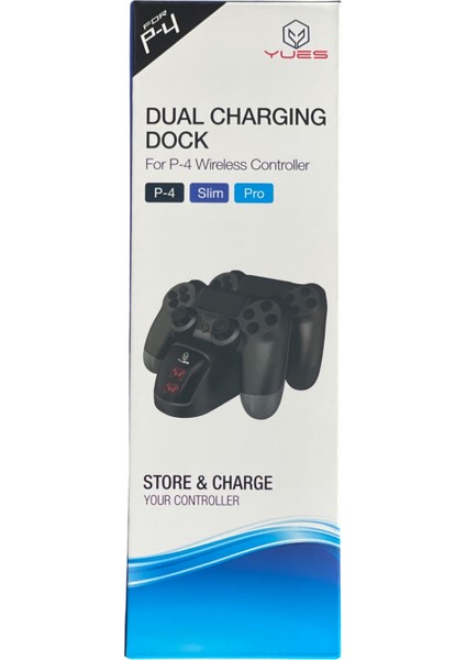 Playstation 4 Uyumlu Şarj Standı Ps4 Şarj Istasyonu Hızlı Şarj Göstergeli