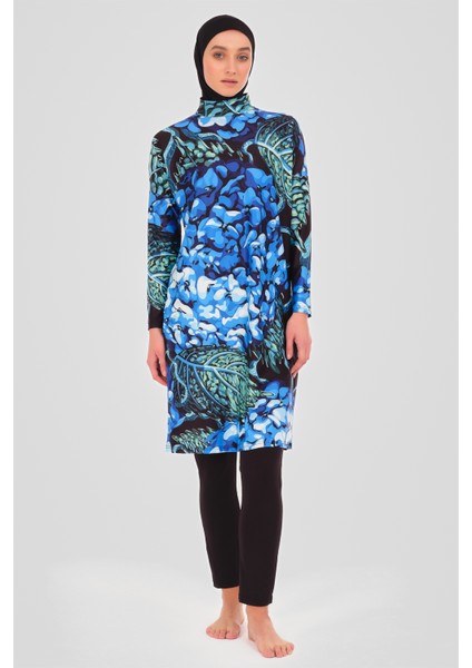 Üstü Desenli Rahat Tesettür Mayo fiyatları