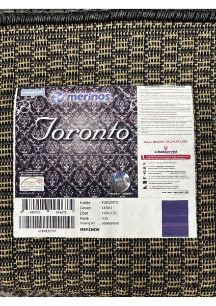 Meri̇nos Halı Toronto 16561 035 160 x 230 cm