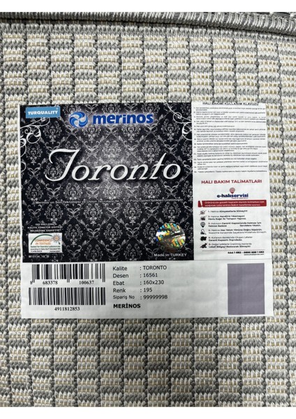 Meri̇nos Halı Toronto 16561 195 200 x 290 cm