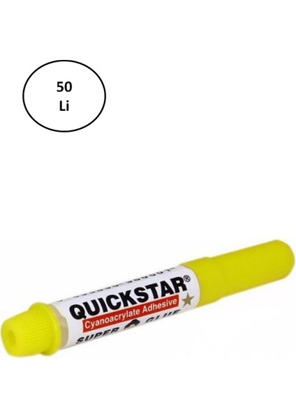 Quickstar Japon Yapıştırıcı 1,5 gr Kutulu 50'li