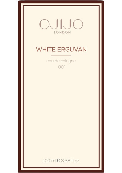 White Erguvan Kolonya 100 ml - 80°