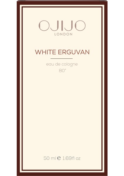 White Erguvan Kolonya 50 ml - 80° Edc