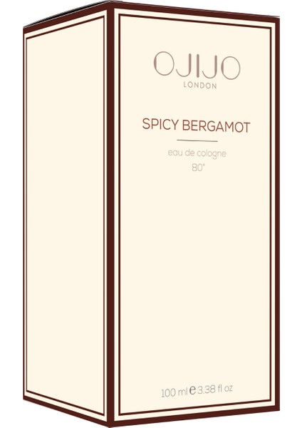 Spicy Bergamot Kolonya 100 ml - 80° Edc