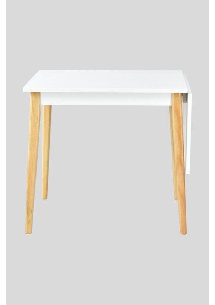Avanos Katlanır Ahşap Mutfak Masası - 70X80 cm (70X120 Cm)