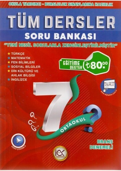 7. Sınıf Tüm Dersler Soru Bankası
