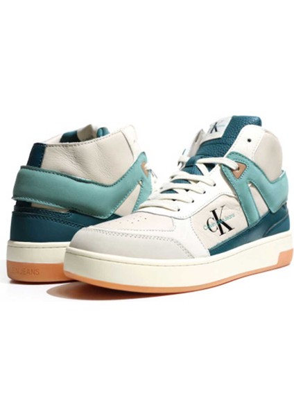 Erkek Calvin Klein Basket Cupsole Mid Sneakers YM0YM00883