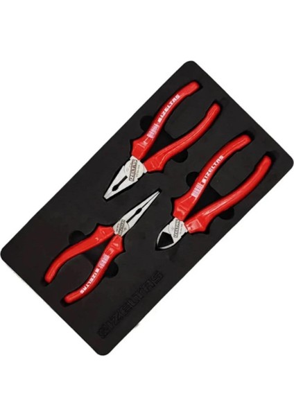 Izeltaş Opak Seri 160 mm Pense Yankeski Kargaburun Seti 3 Parça