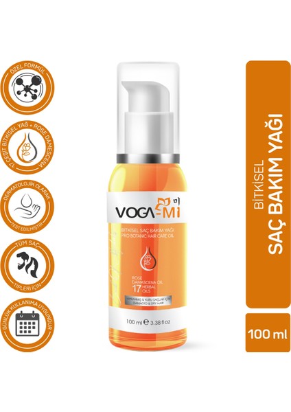 Bitkisel Saç Bakım Yağı 100 ml