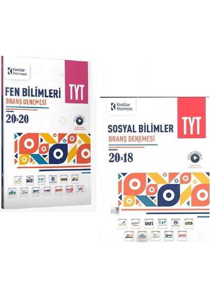TYT Fen Bilimleri - Sosyal Bilimler Branş Deneme 2'li Seti