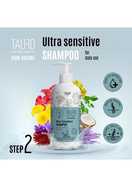 Tauro Pro Line Türkiye Pure Nature Ultra Hassas Şampuan