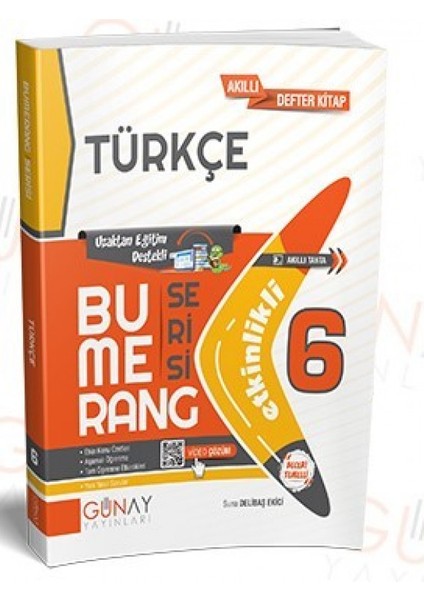 Gün&Ay Yayınları 6. Sınıf Bumerang Etkinlikli Türkçe