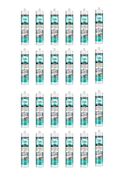Sista Şeffaf Silikon 280 ml - 24 Adet