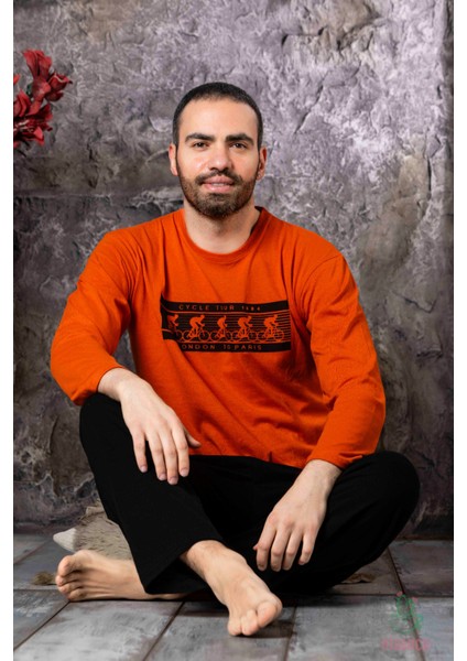 Mevsimlik 2 Iplik Erkek Pamuk Pijama Takımı