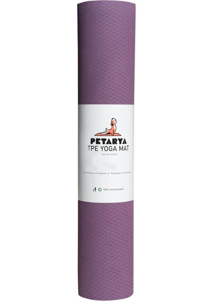 Refresh Serisi Mor 6 mm TPE Kaydırmaz Yoga Matı fiyatları