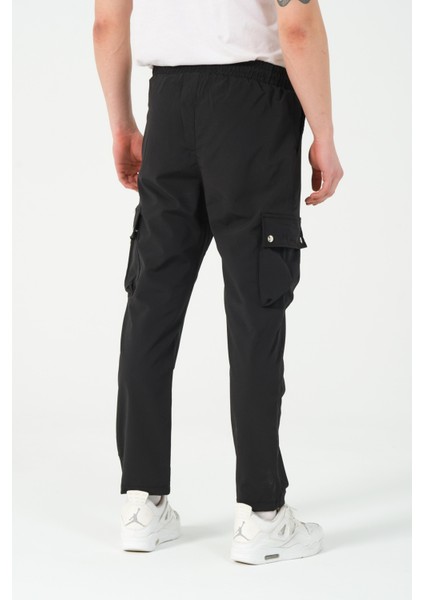 Paraşüt Kumaş Çıtçıtlı Yan Cepli Kargo/jogger Pantolon Alt Bl 2082-70085