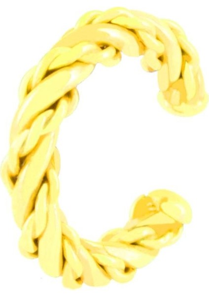 925 Ayar Gümüş Sarmal Kıkırdak Küpe