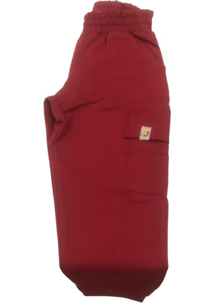 Tiffany Eşofman Altı Kargo Cepli Oversize Theme Kırmızı fiyatları