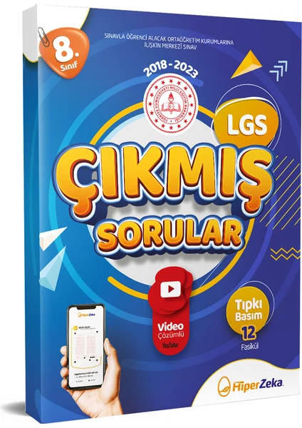 Hiper Zeka Yayınları 8. Sınıf LGS 2018 - 2023 Çıkmış Sorular