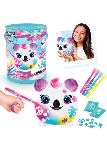 Sürpriz Squishy Paint Bucket Koala