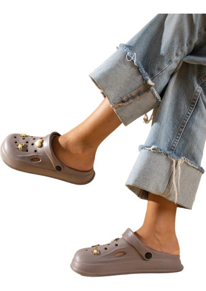 Rahat Taban Kadın Sandalet FÜME modelleri