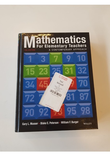 Mathematics for Elementary Teachers - A Contemporary Approach