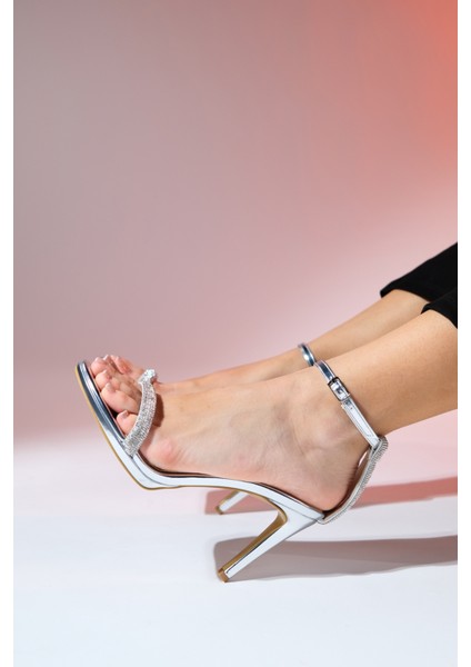 Muiza Gümüş Kadın Platform Topuklu Abiye Ayakkabı fiyatları