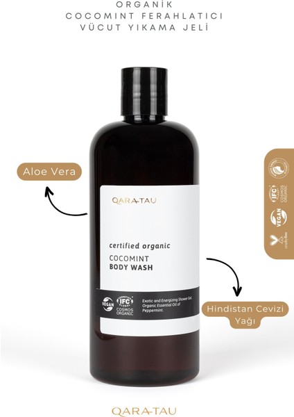 Organik Cocomint Ferahlatıcı Vücut Yıkama Jeli 400ML
