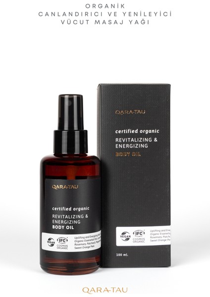 Organik Revitalizing Canlandırıcı ve Yenileyici Vücut Masaj Yağı 100 ml