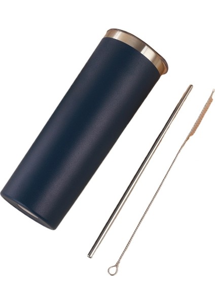 Saman Araba Bardağı 304 Entegre Streç Astar Paslanmaz Çelik Termos Fırçalı Bardak (Yurt Dışından)