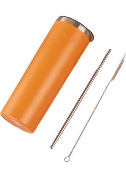 Saman Araba Bardağı 304 Entegre Streç Astar Paslanmaz Çelik Termos Fırçalı Bardak (Yurt Dışından)